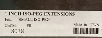 NEW GENUINE KURYAKYN 8038 1 INCH ISO PEG EXTENSION KIT FITS SMALL ISO-PEG