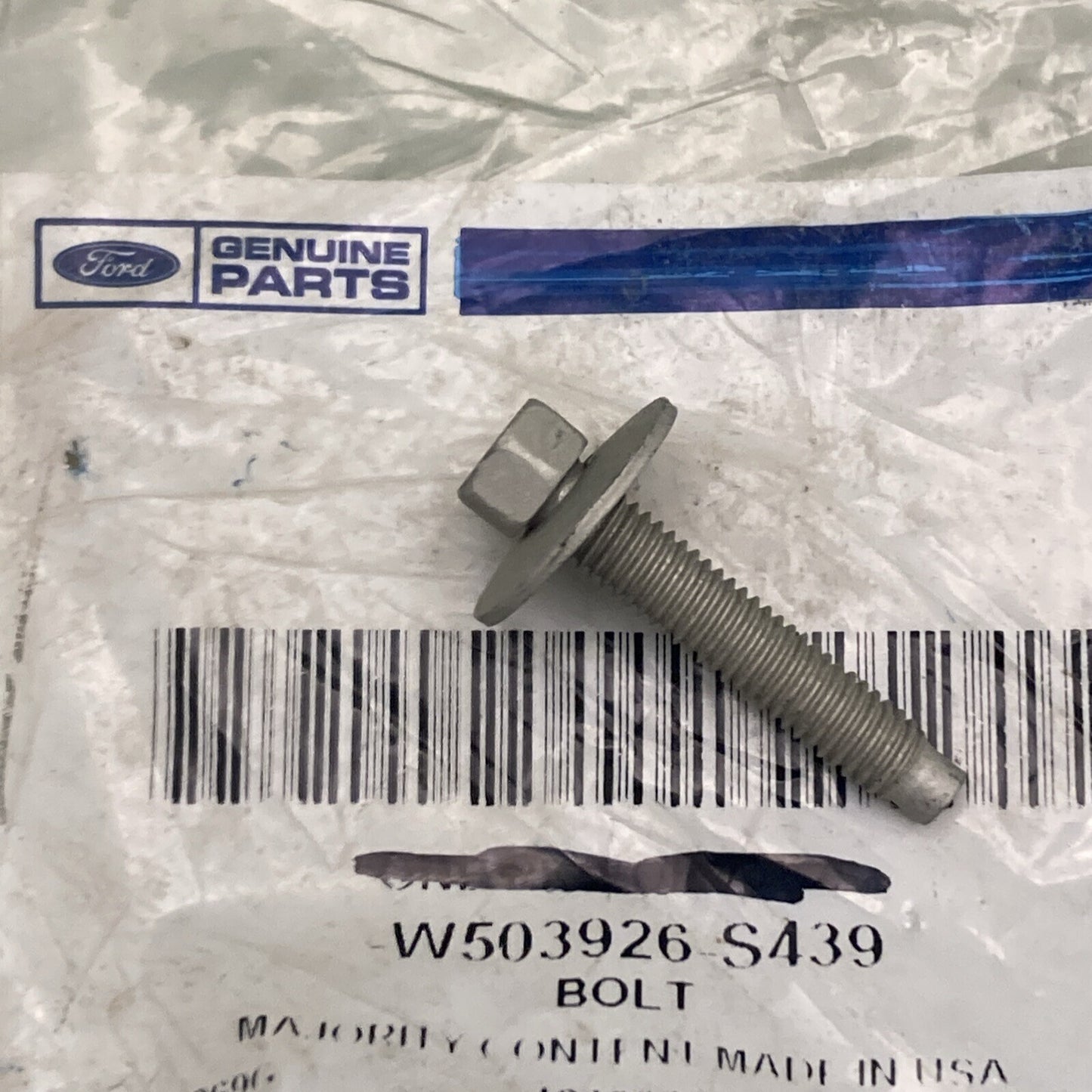 QTY 2 NEW GENUINE FORD W503926S439 A/C CONDENSER MOUNT BOLT