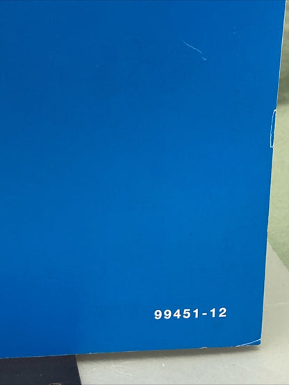 HARLEY DAVIDSON 99451-12 SPORTSTER MODELS 2012 PARTS CATALOG