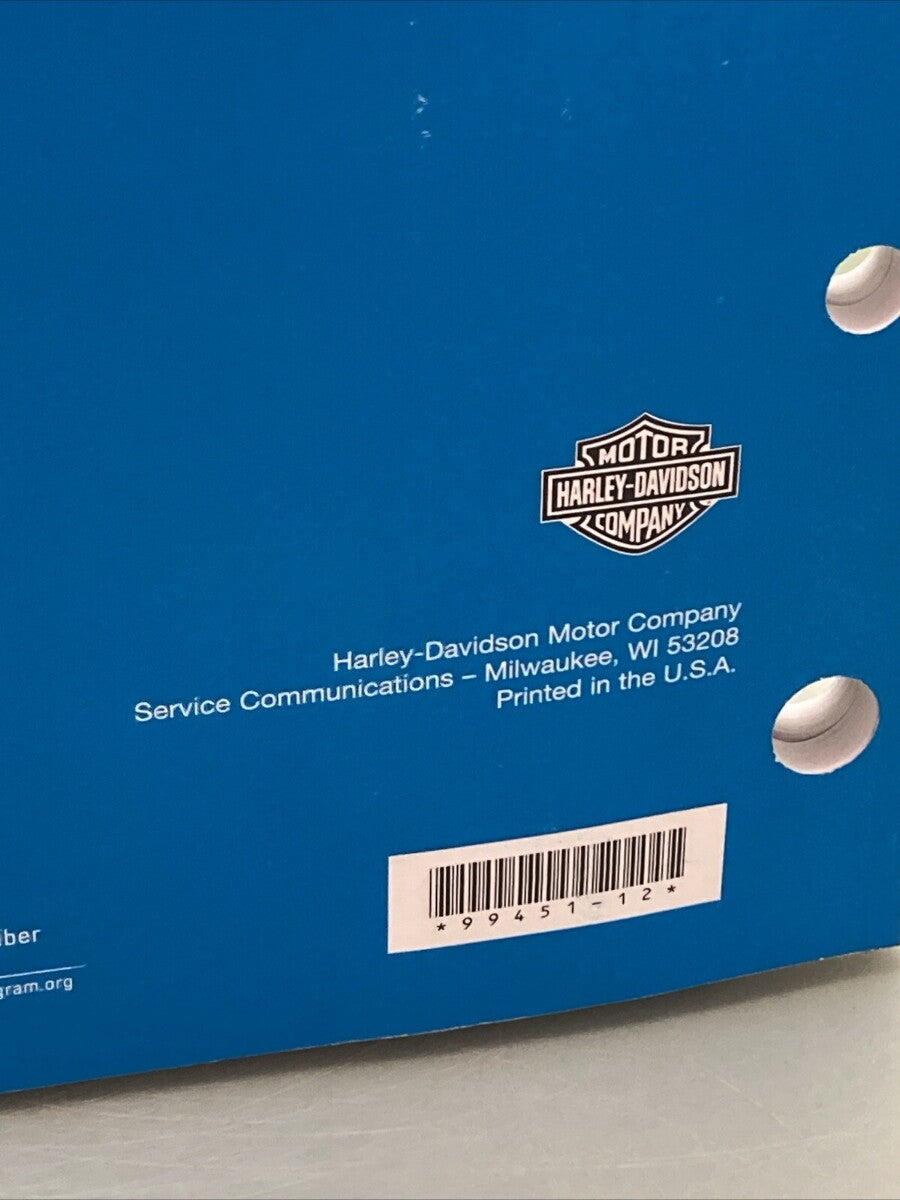 HARLEY DAVIDSON 99451-12 SPORTSTER MODELS 2012 PARTS CATALOG