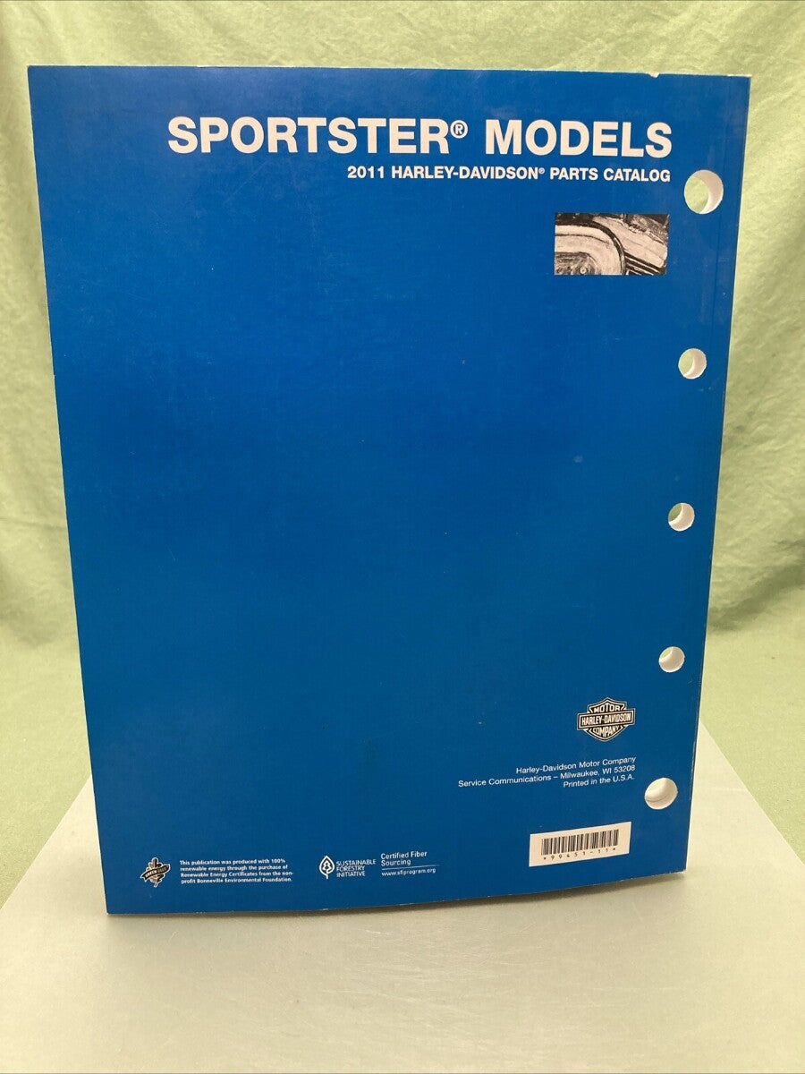 HARLEY DAVIDSON 99451-11 SPORTSTER MODELS 2011 PARTS CATALOG
