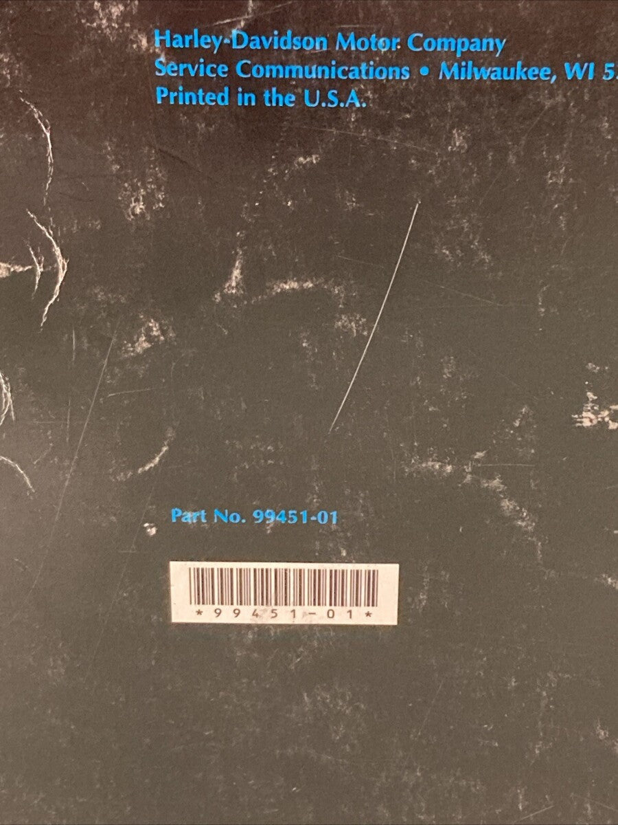 HARLEY DAVIDSON 99451-01 XLH MODELS 2001 OFFICAL FACTORY PARTS CATALOG