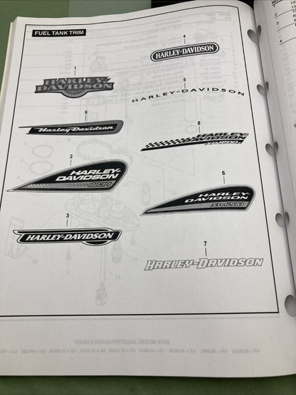 HARLEY DAVIDSON 99451-10 SPORTSTER MODELS 2010 PARTS CATALOG