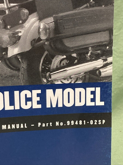 HARLEY DAVIDSON 99481-02SP DYNA POLICE MODEL 2002 PARTS CATALOG