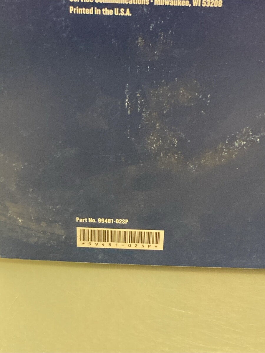 HARLEY DAVIDSON 99481-02SP DYNA POLICE MODEL 2002 PARTS CATALOG