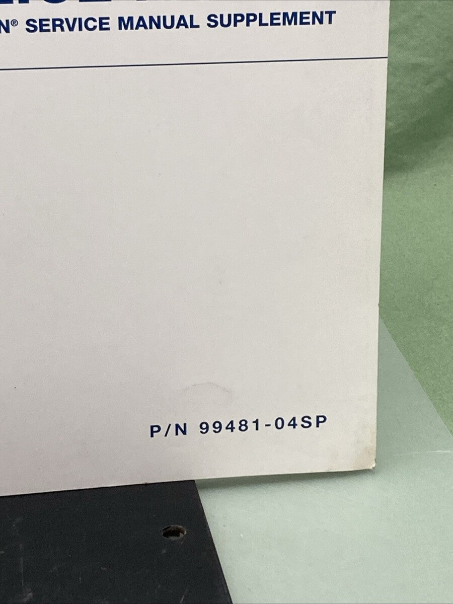 HARLEY DAVIDSON 99481-04SP FXDP POLICE MODEL 2004 SERVICE SUPPLEMENT MANUAL