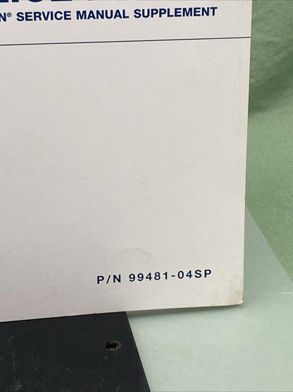 HARLEY DAVIDSON 99481-04SP FXDP POLICE MODEL 2004 SERVICE SUPPLEMENT MANUAL