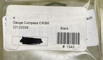 NEW SIGNATURE SERIES CA-35820 360 MOTO COMPASS STAINLESS STEEL BLACK BALL