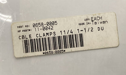 NEW MOTION PRO 0658-0005 Dual Throttle/Clutch Cable Clamp 1 1/4" - 1 1/2"