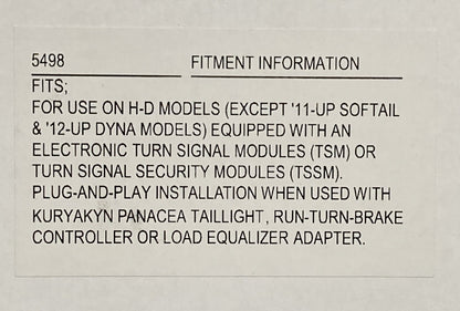 NEW GENUINE KURYAKYN 5498 Self-Regulating Alarm Capable Load Equalizer