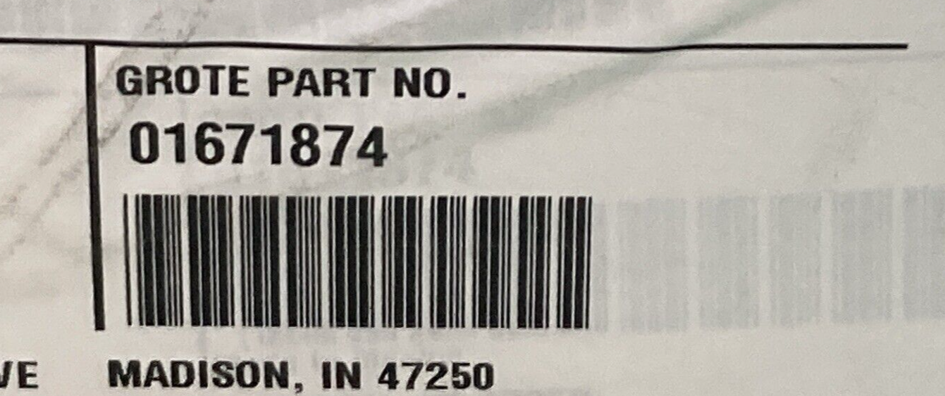 NEW GENUINE GROTE 01671874 WIRING HARNESS ASSEMBLY HEADLAMP A06-45021-000