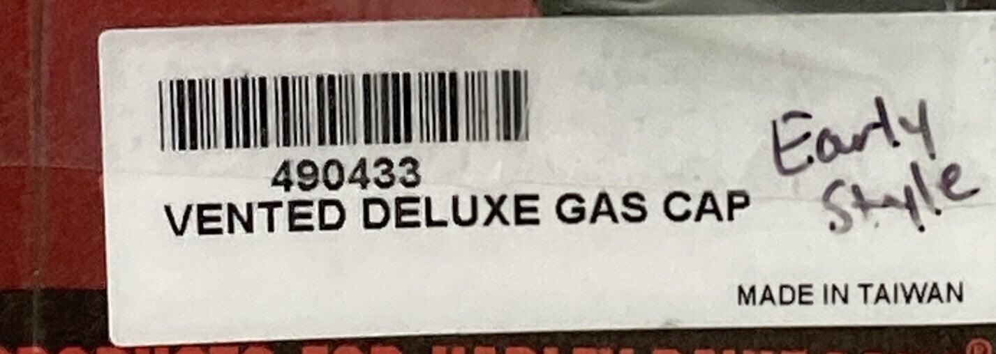 NEW GENUINE BIKER'S CHOICE 490433 Vented Deluxe Gas Cap