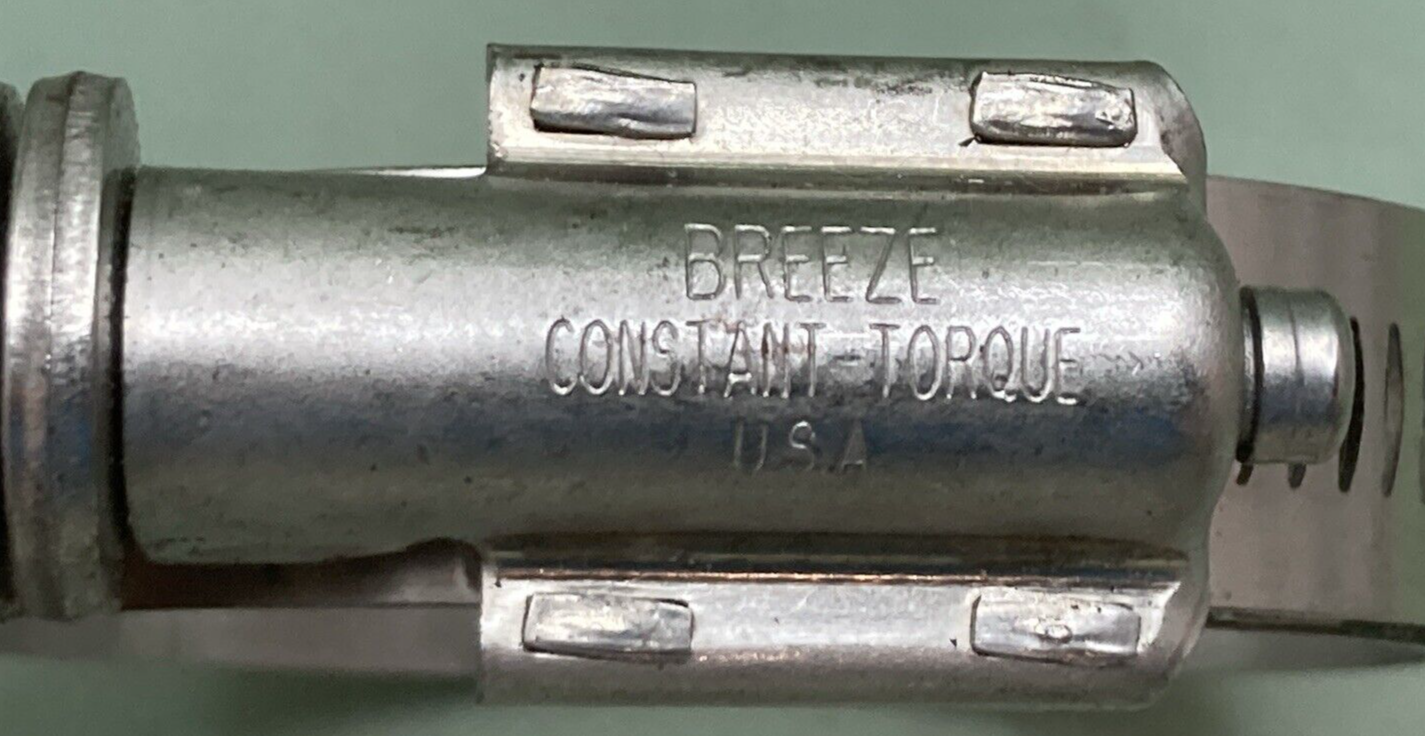 NEW BREEZE CT-250 HOSE CLAMP CONSTANT TORQUE 1-3/4" - 2-5/8"