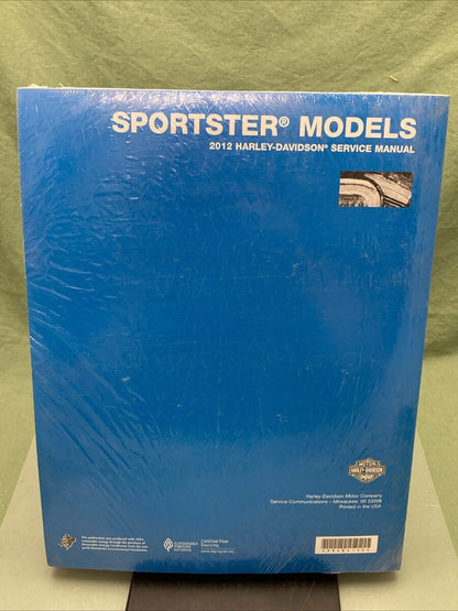 NEW HARLEY DAVIDSON 99484-12 SPORTSTER MODELS 2012 SERVICE MANUAL