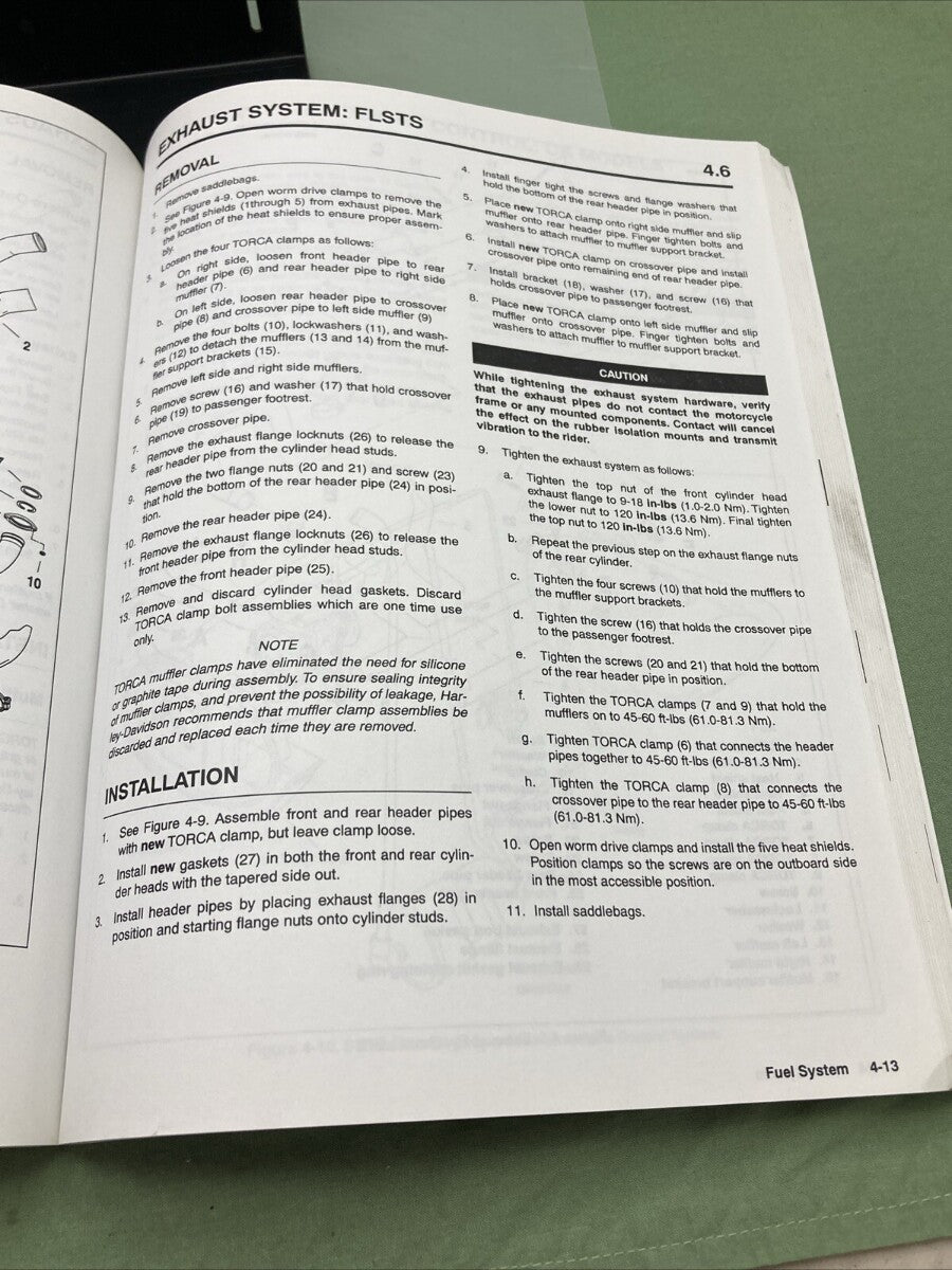 HARLEY DAVIDSON NEW SOFTAIL 2000 PARTS AND SERVICE CATALOG