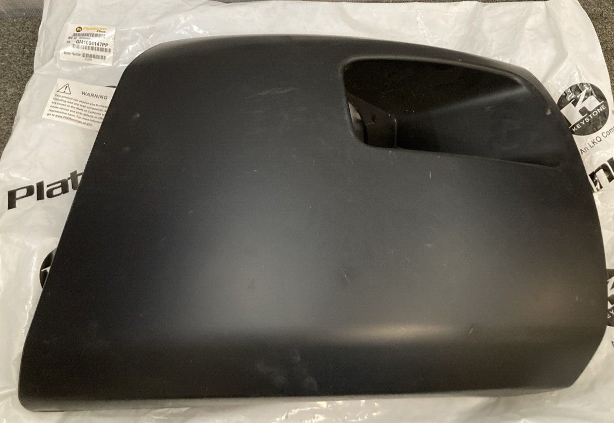 NEW KEYSTONE GM1004147PP Front Driver Side Bumper End Platinum Plus