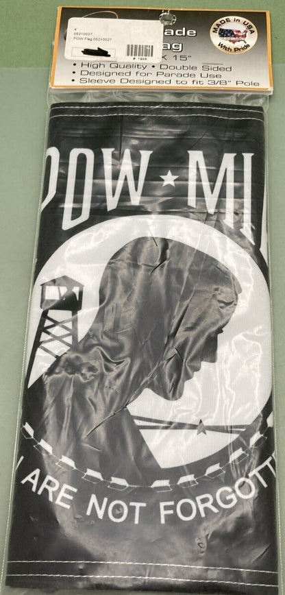 NEW PRO PAD 0521-0027 POW/MIA PARADE FLAG 10"X15"