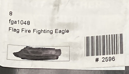 NEW HOT LEATHERS FGA1048 FIRE FIGHTING EAGLE FULL SIZE FLAG W GROMMETS 3"X5"
