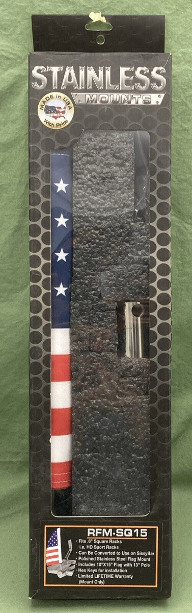 NEW PRO PAD RFM-SQ15 13" Square Rack Flag Mount