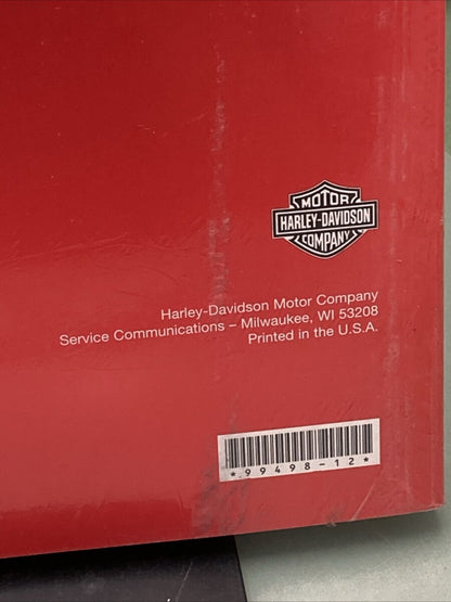 NEW HARLEY DAVIDSON 99498-12 SOFTAIL MODELS 2012 ELECTRICAL DIAGNOSTIC MANUAL