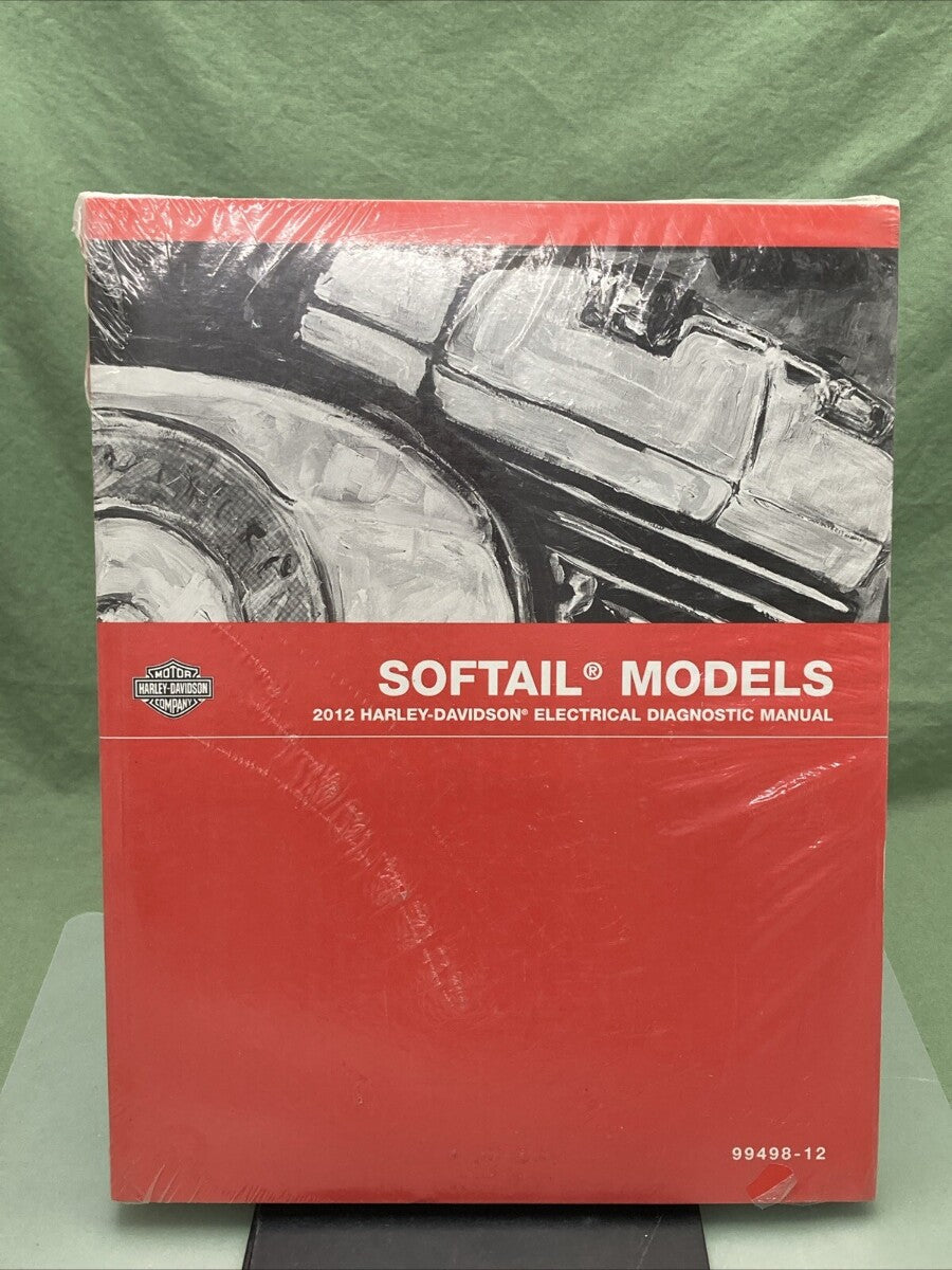 NEW HARLEY DAVIDSON 99498-12 SOFTAIL MODELS 2012 ELECTRICAL DIAGNOSTIC MANUAL