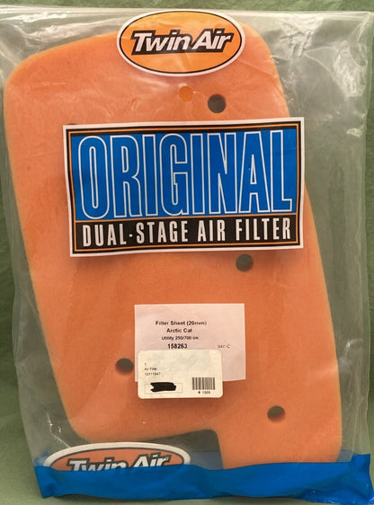 NEW TWIN AIR 158263 AIR FILTER ATV ARTIC CAT