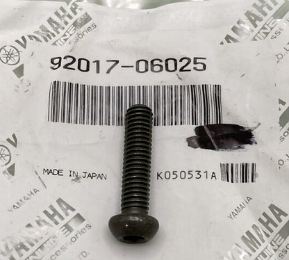 QTY 3 NEW GENUINE YAMAHA 92017-06025 Bolt, Button Head
