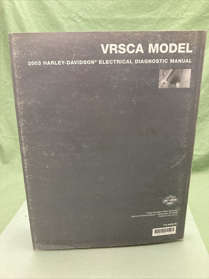 HARLEY DAVIDSON 99499-03 VRSCA MODELS 2003 ELECTRICAL DIAGNOSTIC MANUAL