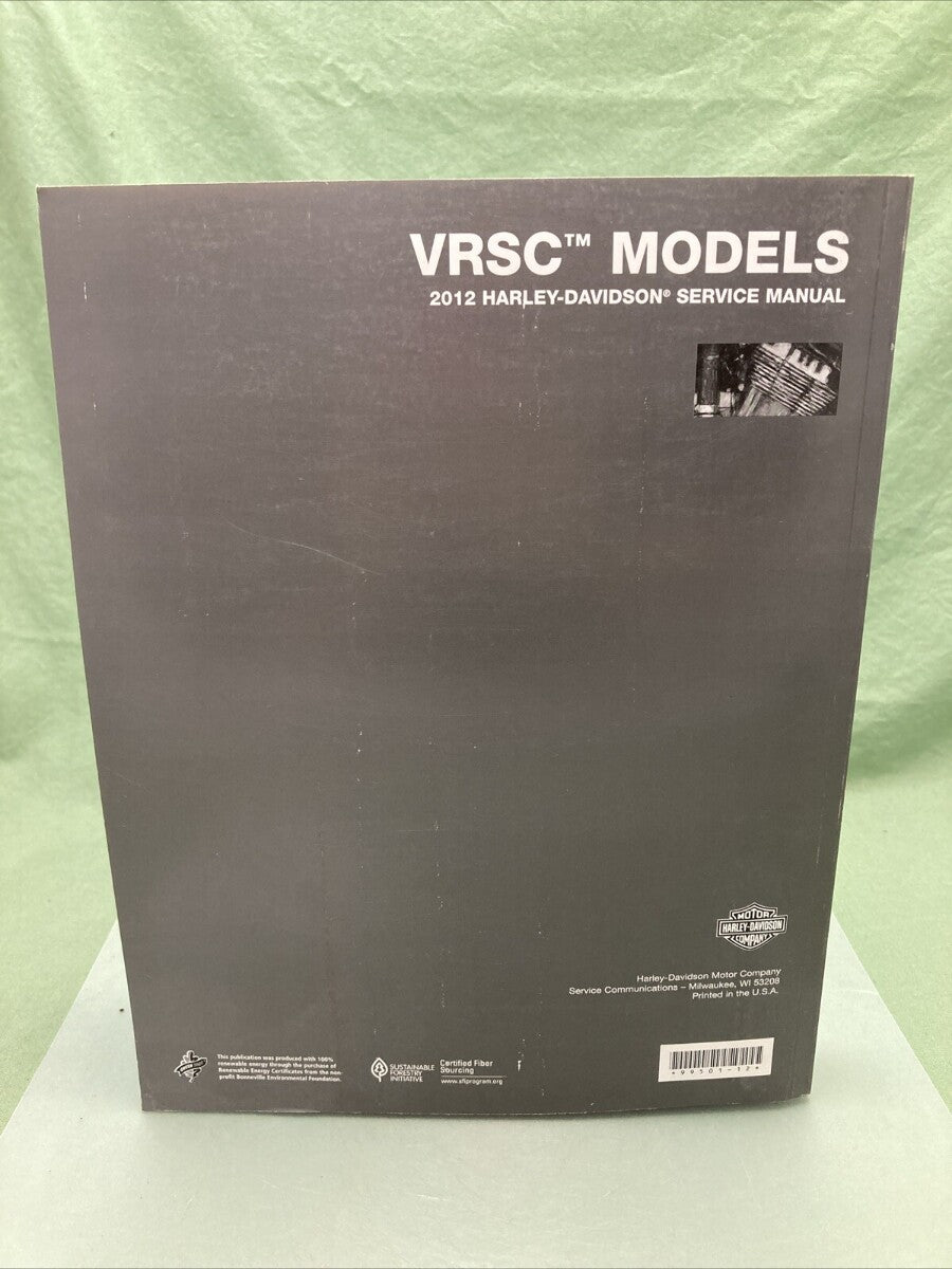 HARLEY DAVIDSON 99501-12 VRSC MODELS 2012 SERVICE MANUAL