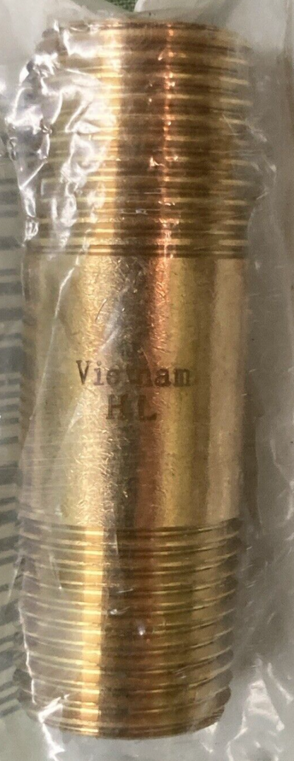 NEW JMF 49002 BRASS NIPPLE 3/8" X 2"