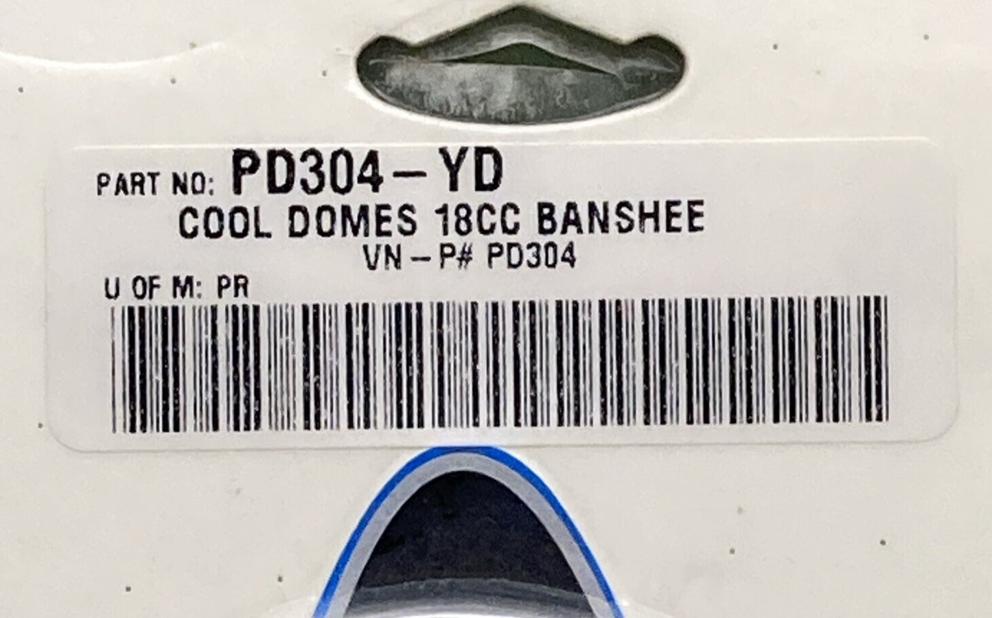NEW REPLACES PRO DESIGN PD304-YD Cool Domes 18CC Banshee