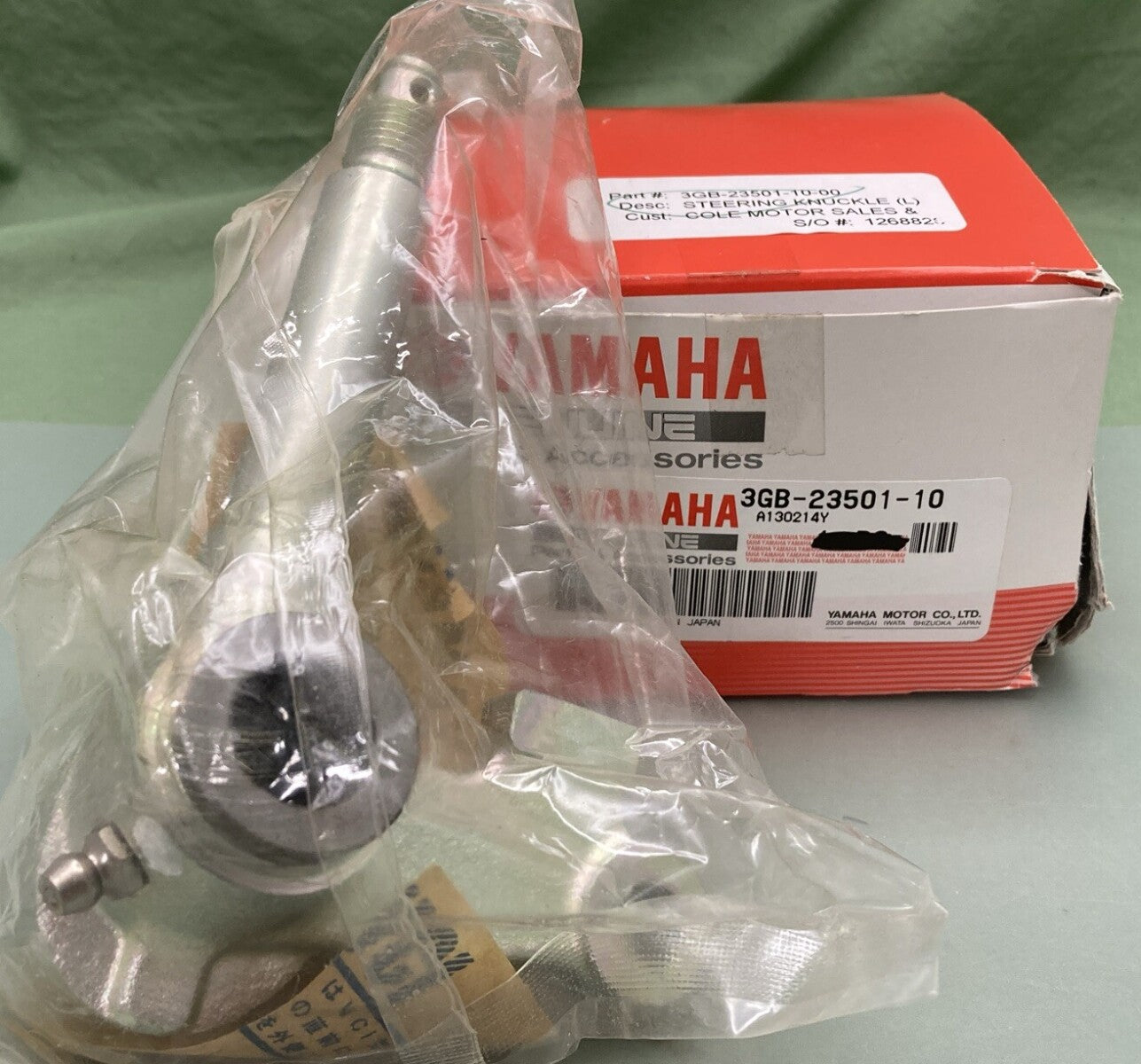 NEW GENUINE YAMAHA 3GB-23501-10 Steering Knuckle Assembly Left