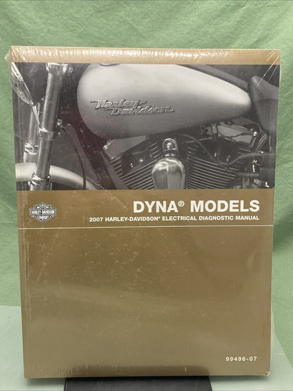 NEW HARLEY DAVIDSON 99496-07 DYNA MODELS 2007 ELECTRICAL DIAGNOSTIC MANUAL