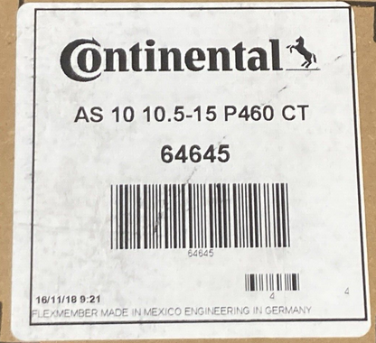 NEW GENUINE Contitech 64645 AIR SPRING BAG 10 10.5-15 P460 CT