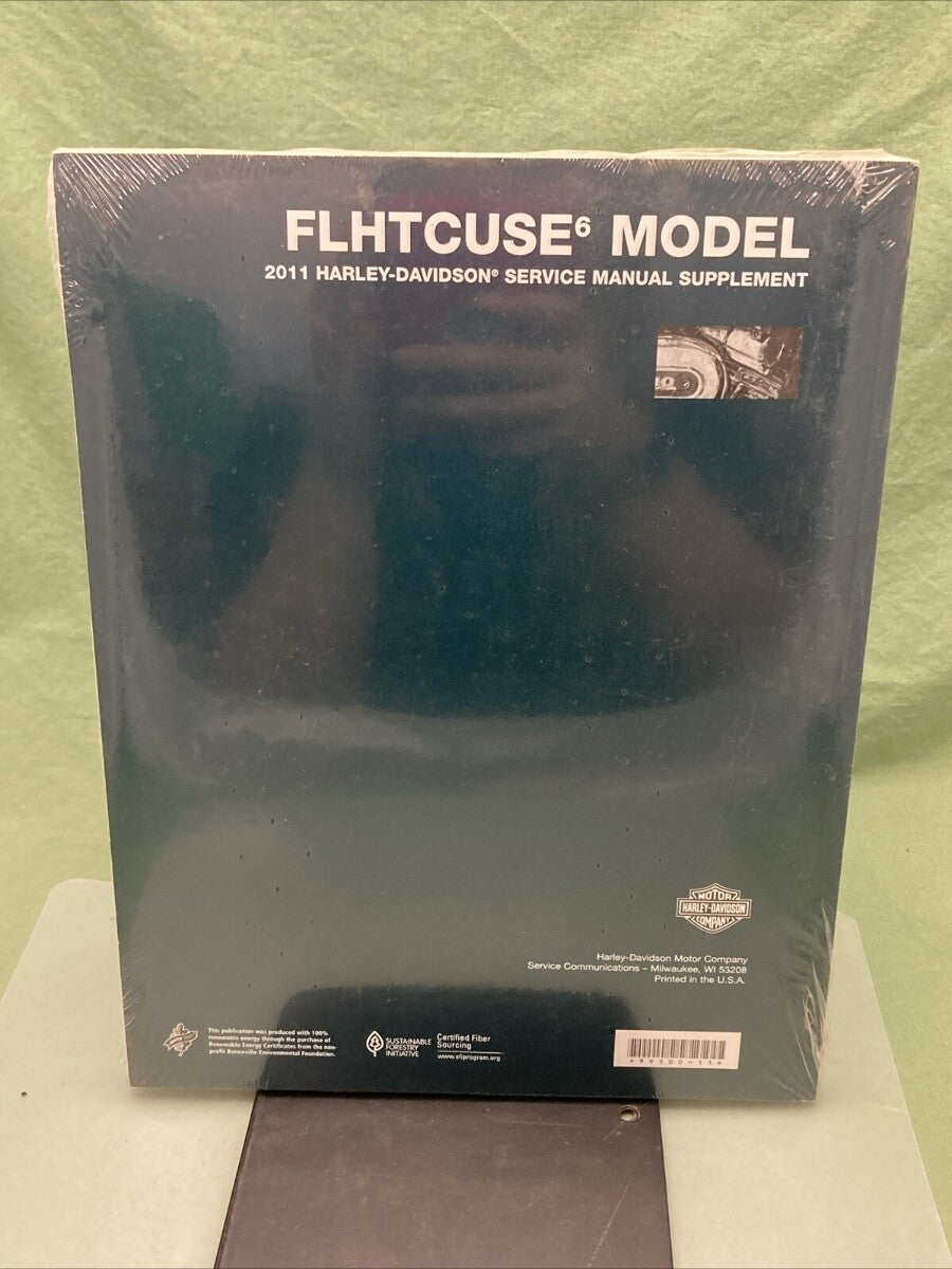 NEW HARLEY DAVIDSON 99500-11 FLHTCUSE 6 MODEL 2011 SERVICE MANUAL SUPPLEMENT
