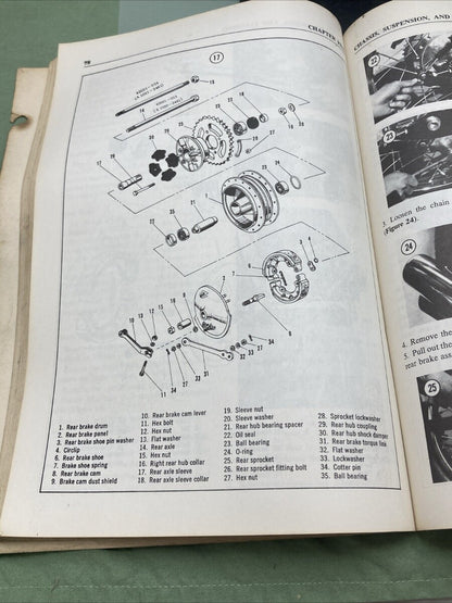 KAWASAKI CLYMER M352 250 AND 350CC TWINS 1966-1971 SERVICE REPAIR HANDBOOK