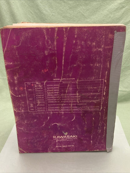 KAWASAKI 99924-1022-03 KZ440 1981 SERVICE MANUAL