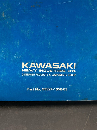 KAWASAKI 99924-1056-03 EN400-450 1988 SERVICE MANUAL