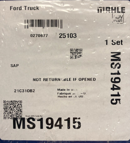 NEW GENUINE MAHLE MS19415 MANIFOLD GASKET SET, ONLY HALF OF THE GASKET SET