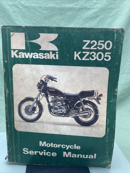 KAWASAKI 99924-1019-04 Z250 KZ305 1981 SERVICE MANUAL