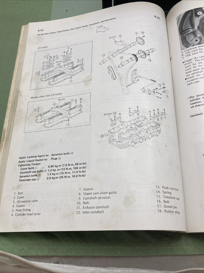 KAWASAKI 99924-1035-01 KZ750 SHAFT 1982 SERVICE MANUAL