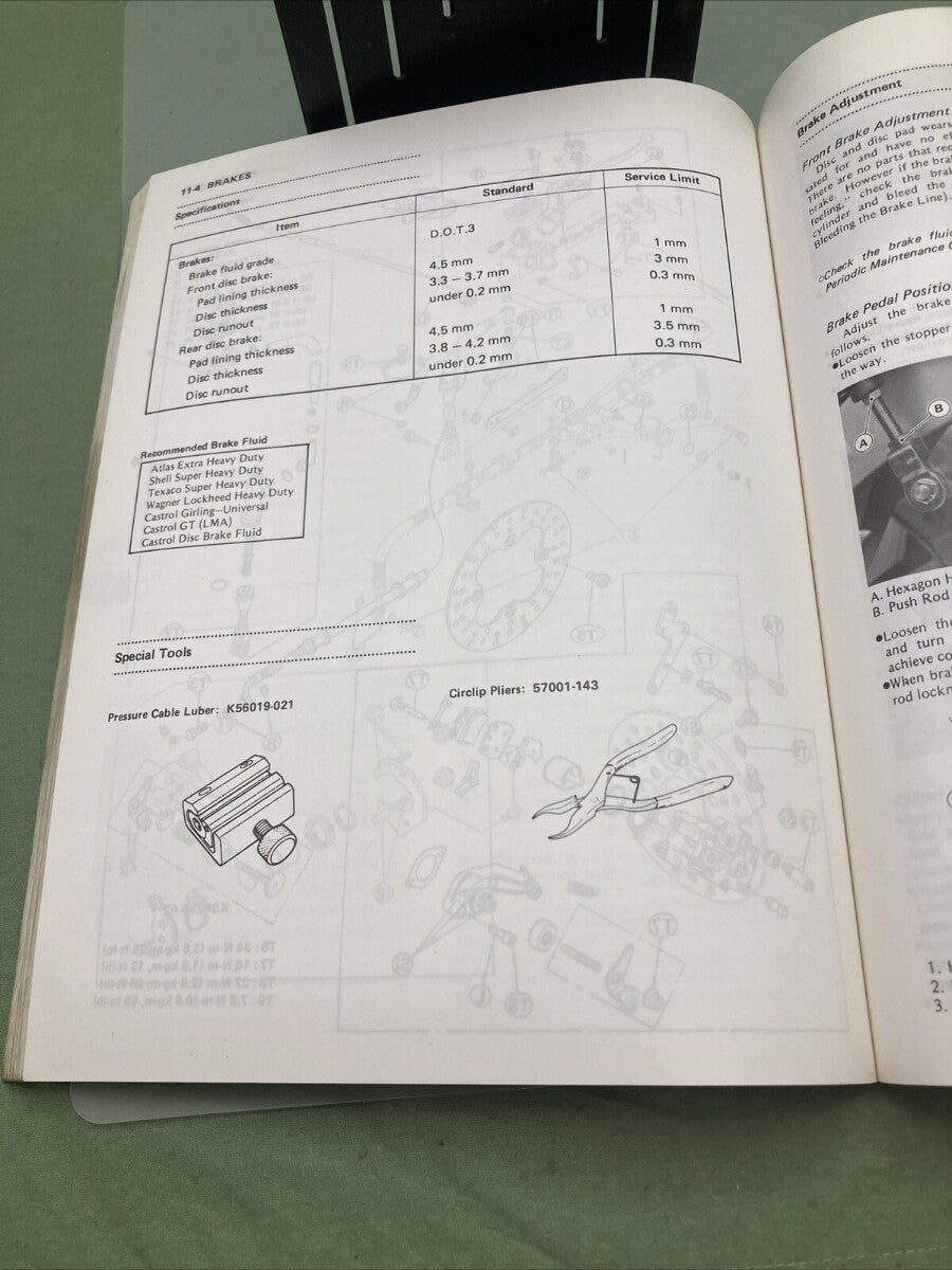 KAWASAKI 99924-1067-03 KSF250 MOJAVE 1990 ALL TERRAIN VEHICLE SERVICE MANUAL