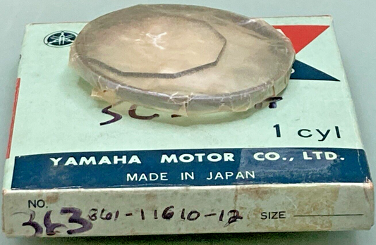 NEW GENUINE YAMAHA 361-11610-12 PISTON RING SET 0.25