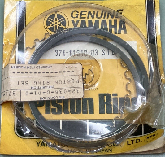 NEW GENUINE YAMAHA 371-11610-03 PISTON RING SET STD