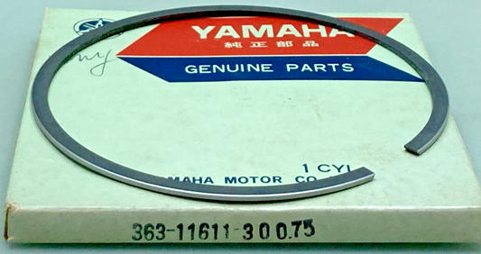 NEW GENUINE YAMAHA 363-11611-30 PISTON RING SET 0.75