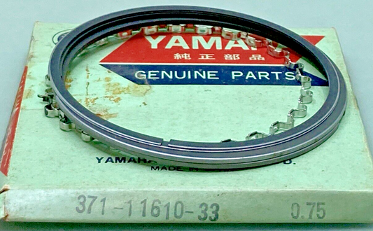 NEW GENUINE YAMAHA 371-11610-33 PISTON RING SET 0.75