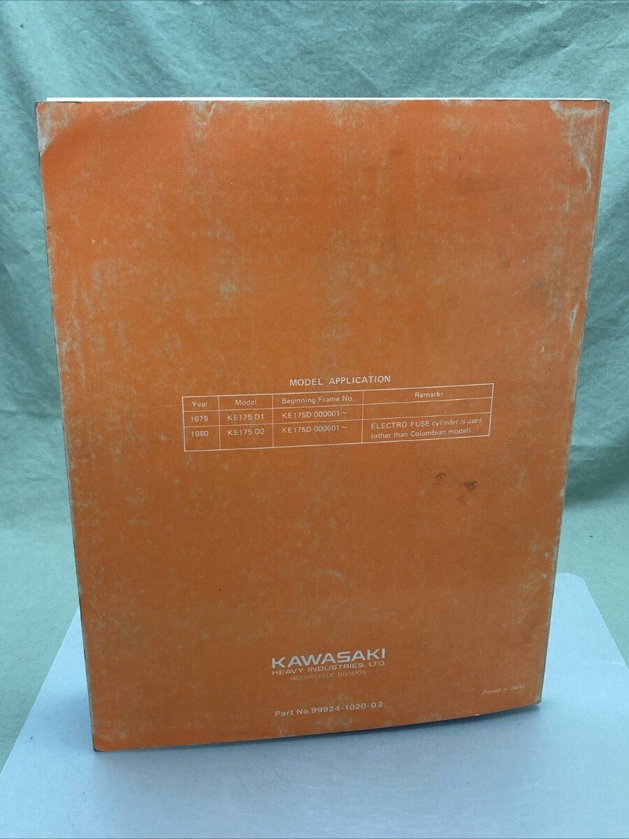 KAWASAKI 99924-1020-02 KE175 SHAFT 1979 SERVICE MANUAL