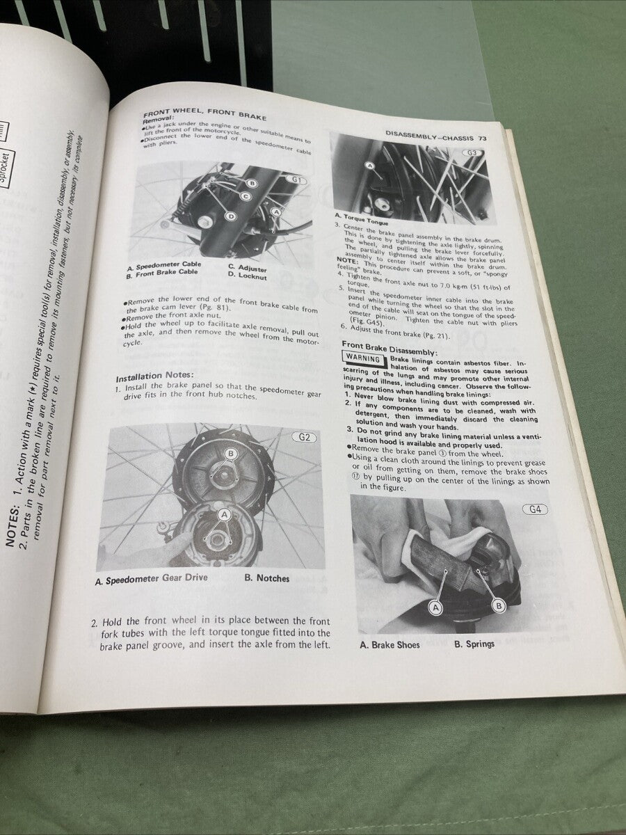 KAWASAKI 99924-1020-02 KE175 SHAFT 1979 SERVICE MANUAL