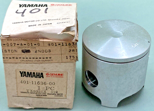 NEW GENUINE YAMAHA 401-11636-00 PISTON 0.50 O/S