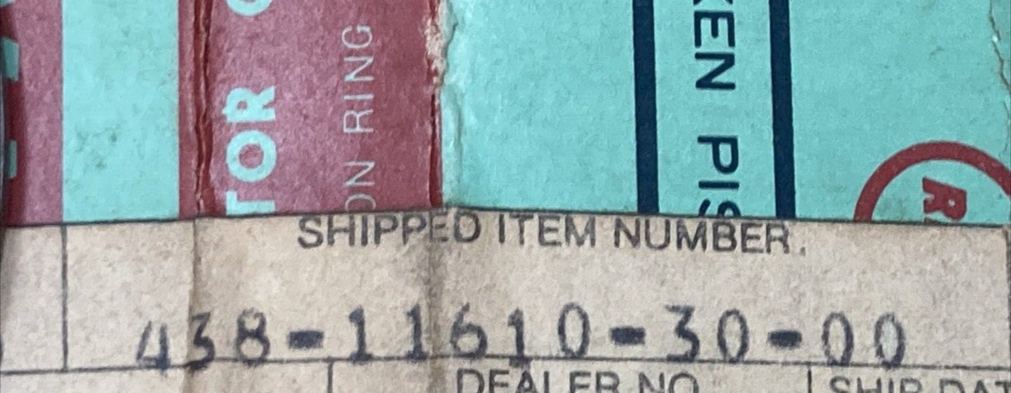 NEW GENUINE YAMAHA 438-11610-30 PISTON RING SET 0.75